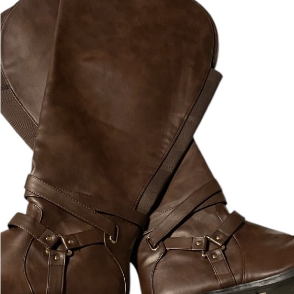 TORRID new Brown Boots-Size12 extra wide leg - Picture 12 of 15